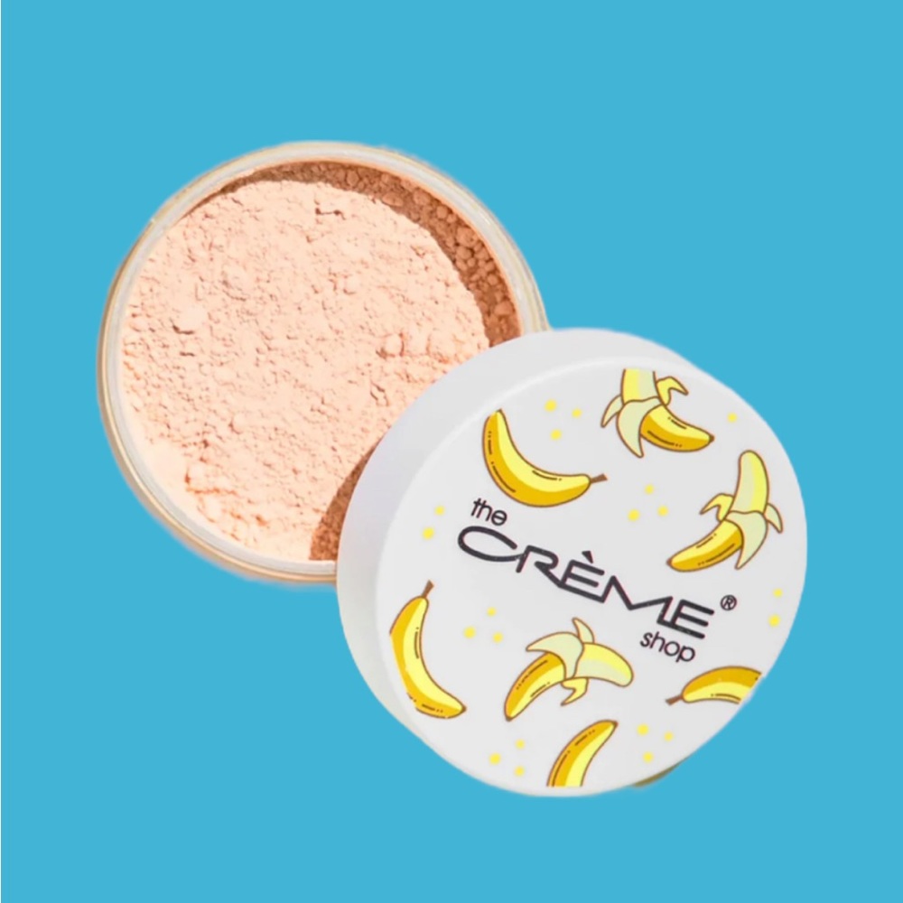 The Creme Shop Go Bananas! Brightening Banana Baking Face Powder for Foundation